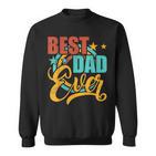 Herren Bester Papa Aller Zeiten Vatertag Papas Geburtstag Sweatshirt