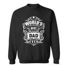 Herren Bester Vater Der Welt Papa Geschenk Geburtstag Sweatshirt