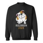 Herren Bulldoggen Papa Hundehalter Englische Bulldogge Sweatshirt