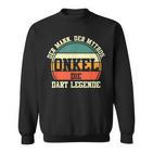 Herren Dart Onkel Dartsspieler Darts Sweatshirt