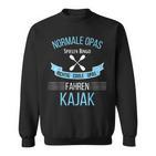 Herren Kajak Opa Paddel Wassersport Kanu Kayak Kajakfahrer Sweatshirt