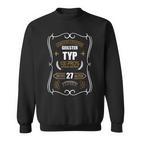 Herren Lebende Legende Geilster Typ 27 Geburtstag Sweatshirt