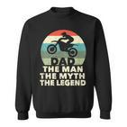 Herren Motocross MX Rider Dad Sweatshirt - Mann, Mythos, Legende