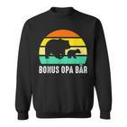 Herren Opa Bär Bonus Opa Bär Sweatshirt