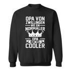 Herren Opa Zwillinge Großvater Sweatshirt