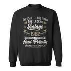 Herren Sweatshirt 41. Geburtstag - Mythos & Legende 1982 Vintage Design