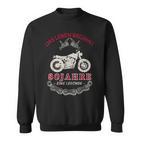 Herren Sweatshirt zum 80. Geburtstag, Legende Biker & Chopper Motiv