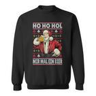 Hol Mir Mal Ein Bier Lustiges Spruch Weihnachtsoutfit Deko Sweatshirt
