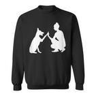 Hund Und Frauchen Beste Freunde Sweatshirt