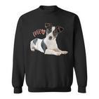 Jack Russell Terrier Mama Papa Damen Herren Kinder Love Dog Sweatshirt