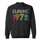 Klassisch 1972 Vintage 51 Geburtstag Geschenk Classic Sweatshirt