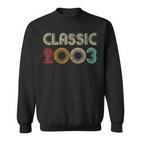 Klassisch 2003 Vintage 20 Geburtstag Geschenk Classic Sweatshirt