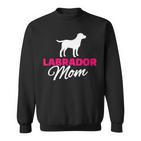 Labrador Mom Sweatshirt mit Hunde-Silhouette, Ideal für Hundefreundinnen