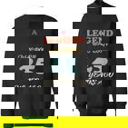 A Legend Was Born Jahrestag Vintage Farben Sweatshirt