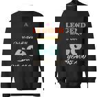 A Legend Was Born Jahrestag Vintage Farben Sweatshirt
