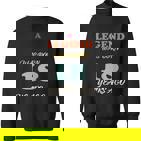 A Legend Was Born Jahrestag Vintage Farben Sweatshirt