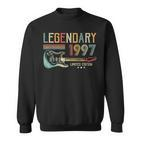 Legendär Seit 1997 Sweatshirt für Gitarrenfans - 26. Geburtstag