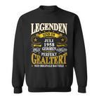 Legenden Sind Im Juli 1958 Geboren 65 Geburtstag Lustig V3 Sweatshirt