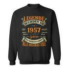 Legenden Wurden Im 1957 Geboren 66 Geburtstag 66 Jahre Sweatshirt