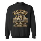 Legenden Wurden Im April 1933 Geschenk 90 Geburtstag Mann V9 Sweatshirt