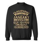 Legenden Wurden Im Januar 1953 Geschenk 70 Geburtstag Mann V3 Sweatshirt