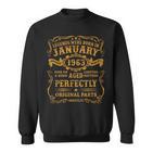 Legenden Wurden Im Januar 1963 Geschenk 60 Geburtstag Mann V8 Sweatshirt