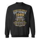 Legends Were Born In September 1989 33 Geburtstag Geschenke Sweatshirt