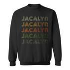 Love Heart Jacalyn Im GrungeVintage-Stil Schwarz Jacalyn Sweatshirt