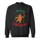 Lustiges Süßes Faultier Weihnachten V2 Sweatshirt