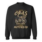 Manche Opas Spielen Bingo Echte Opas Fahren Motorrad Sweatshirt