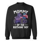 Monster Truck Matching Mama Des Geburtstagskindes Sweatshirt