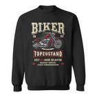 Motorrad Chopper 1962 Sweatshirt für Herren zum 60. Geburtstag, Biker-Stil