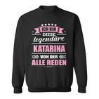 Name Katarina Vorname Namensgeschenke Namenstag Sweatshirt