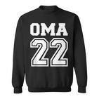 Oma 2022 Schwangerschaft Verkünden V2 Sweatshirt