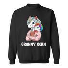 Oma Mais Oma Einhorn Lustiges Oma Einhorn Sweatshirt