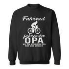 Opa auf Fahrrad Sweatshirt, Cool für Radfahrende Großväter