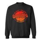 Opa Man Myth Legend Lustiger Vatertag Opa V2 Sweatshirt