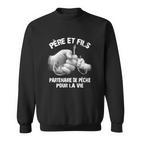 Papa Et Fils Partenaire De Pêche Sweatshirt