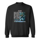 Personalisiertes Jan Sweatshirt mit Spruch, Lustiges Design für Männer