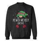 Power Hockey-Zwerg Weihnachts-Sweatshirt, Passender Familien-Pyjama