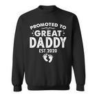 Promoted to Great Daddy 2020 Sweatshirt, Perfektes Geschenk zum Vatertag