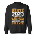 Rente 2023 Eine Echte Legende Verlässt Das Gelände V2 Sweatshirt