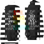 Sohn Held Mythos Legende Retro Vintage-Sohn Sweatshirt