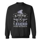 Sweatshirt für pensionierte Polizisten, Legende im Ruhestand