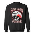 Vater Und Sohn Papa Spruch Anime Japan Geschenk Geburtstag Sweatshirt