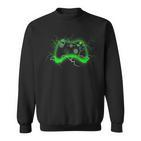 Video Game Controller Shock Lightning Bolt Gaming Gamer Sweatshirt