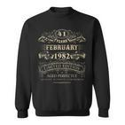Vintage 1982 Sweatshirt für 41. Geburtstag, Retro Outfit für Frauen und Männer