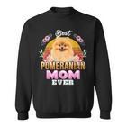 Vintage Beste Pommersche Mutter Tee, Hund Mama Muttertag Sweatshirt