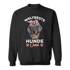 Weltbeste Hunde Oma Dackel Liebhaber Frauchen Sweatshirt