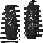 Werdender Papa Est 2023 Stolzer Papa 2023 Sweatshirt